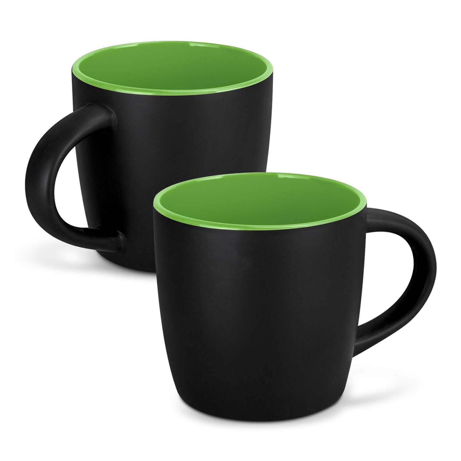 Black/ Bright Green