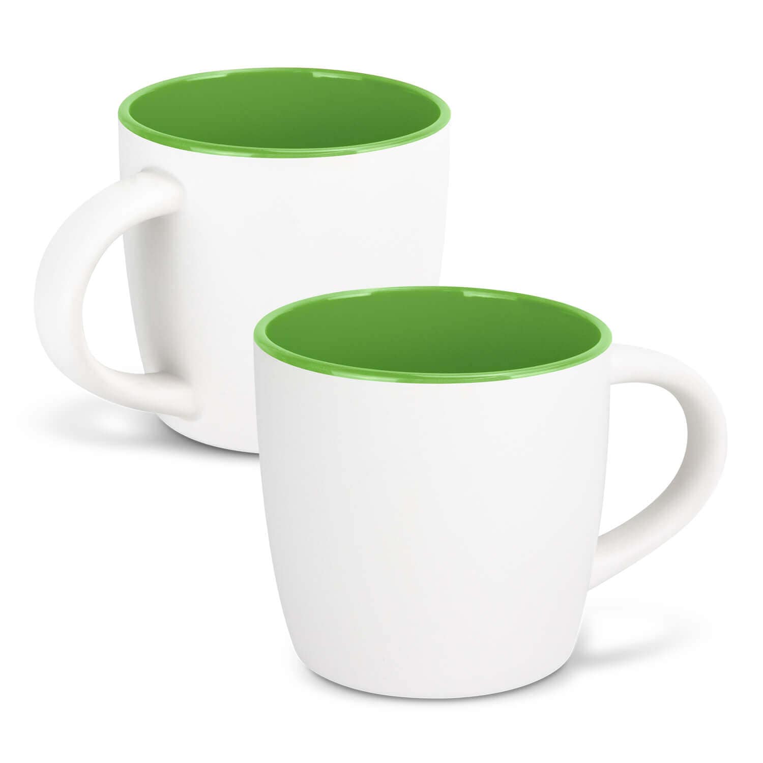White/ Bright Green