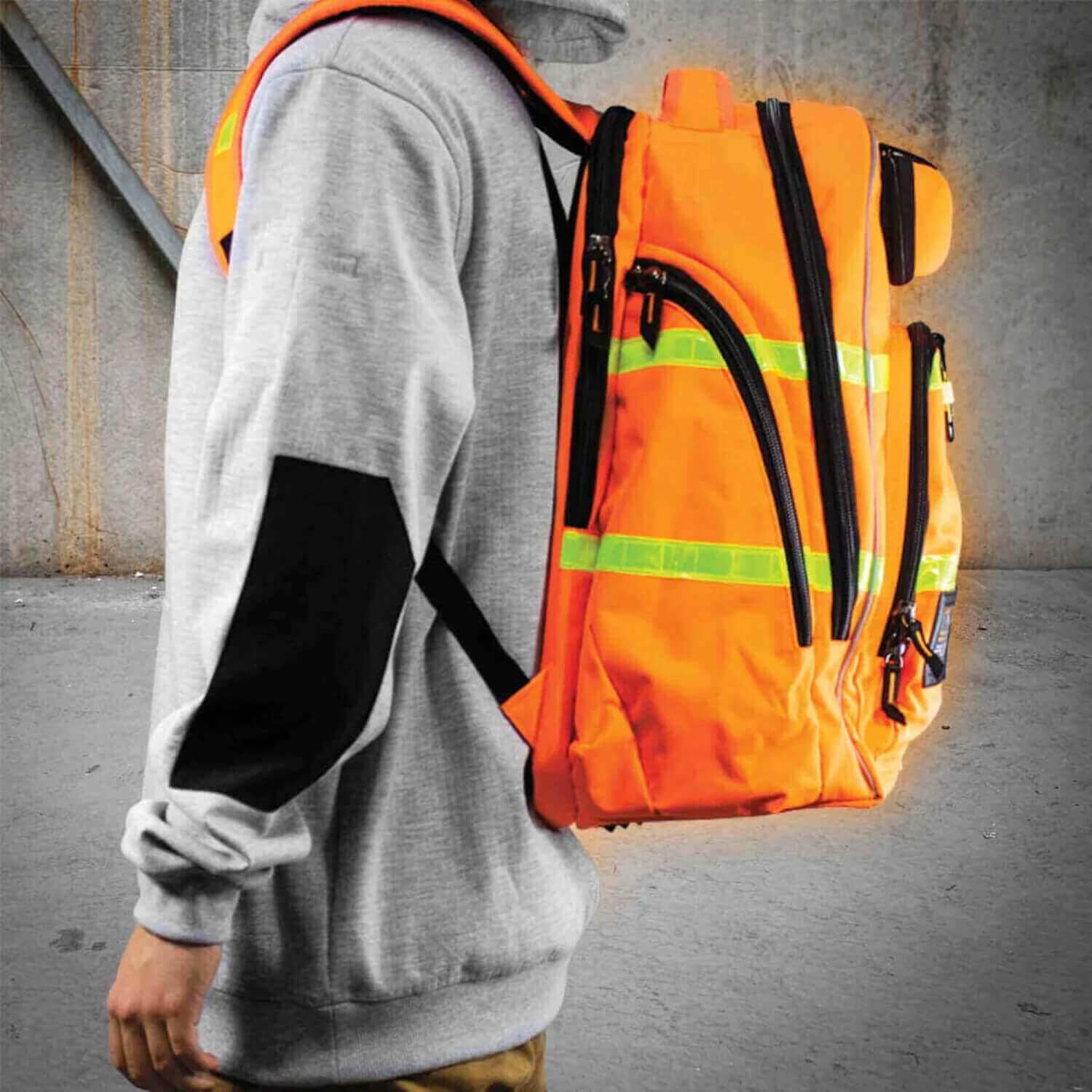 Rugged Xtremes - Hi-Vis Laptop Backpack - Image 7